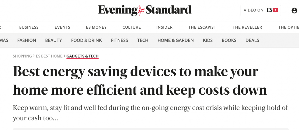innoteck on evening standard